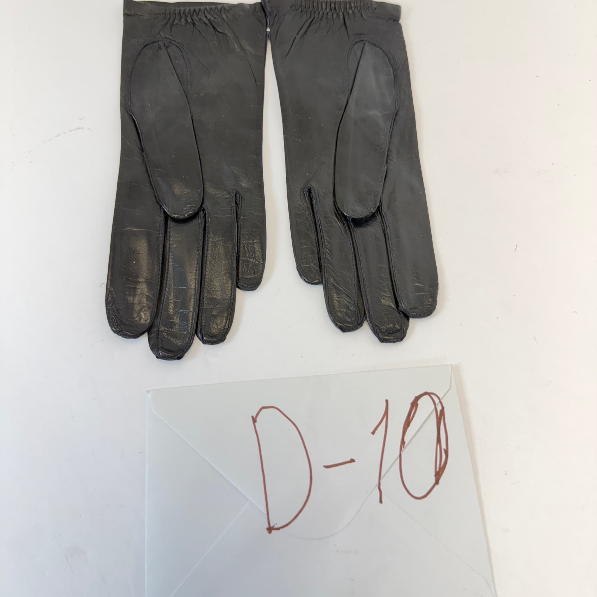 Real Kid Vintage Leather Gloves Lined Western Germany WPL-9111 Size 6 1/2 D-10