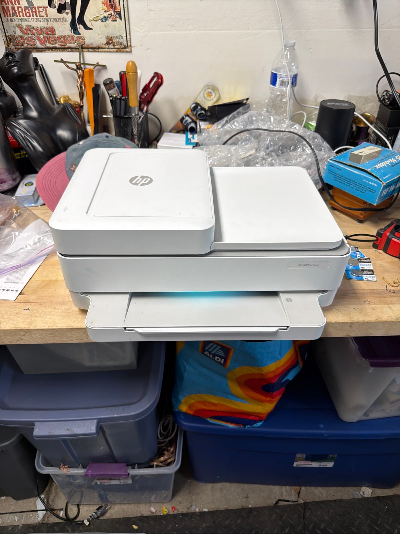 HP ENVY 6455e All-in-One Wireless Printer - Print, Scan, Copy - Used Good