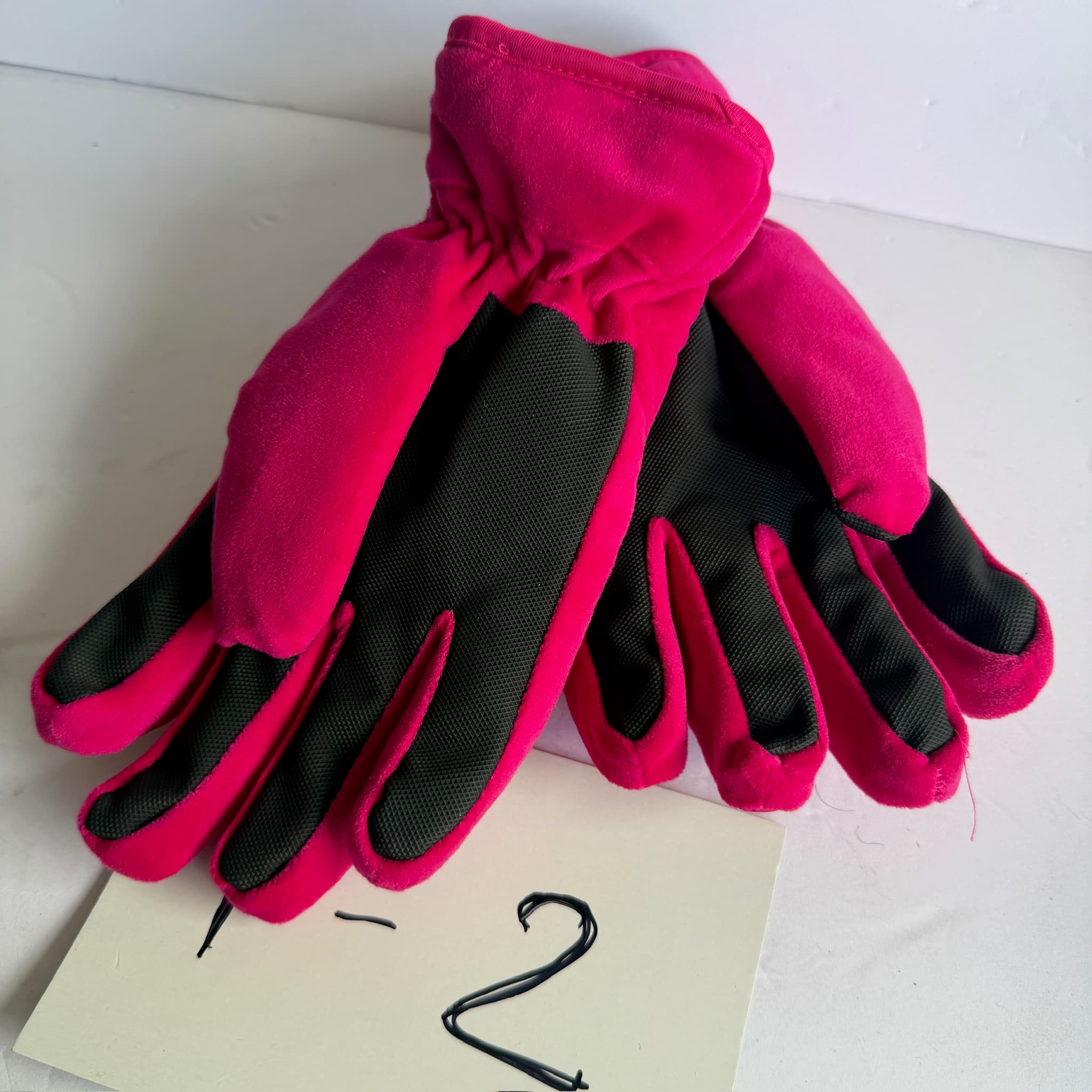 SWISSTECH Padded Fleece Lined Gloves Women's L-XL Pink Water Resistant - Thumbnail 4