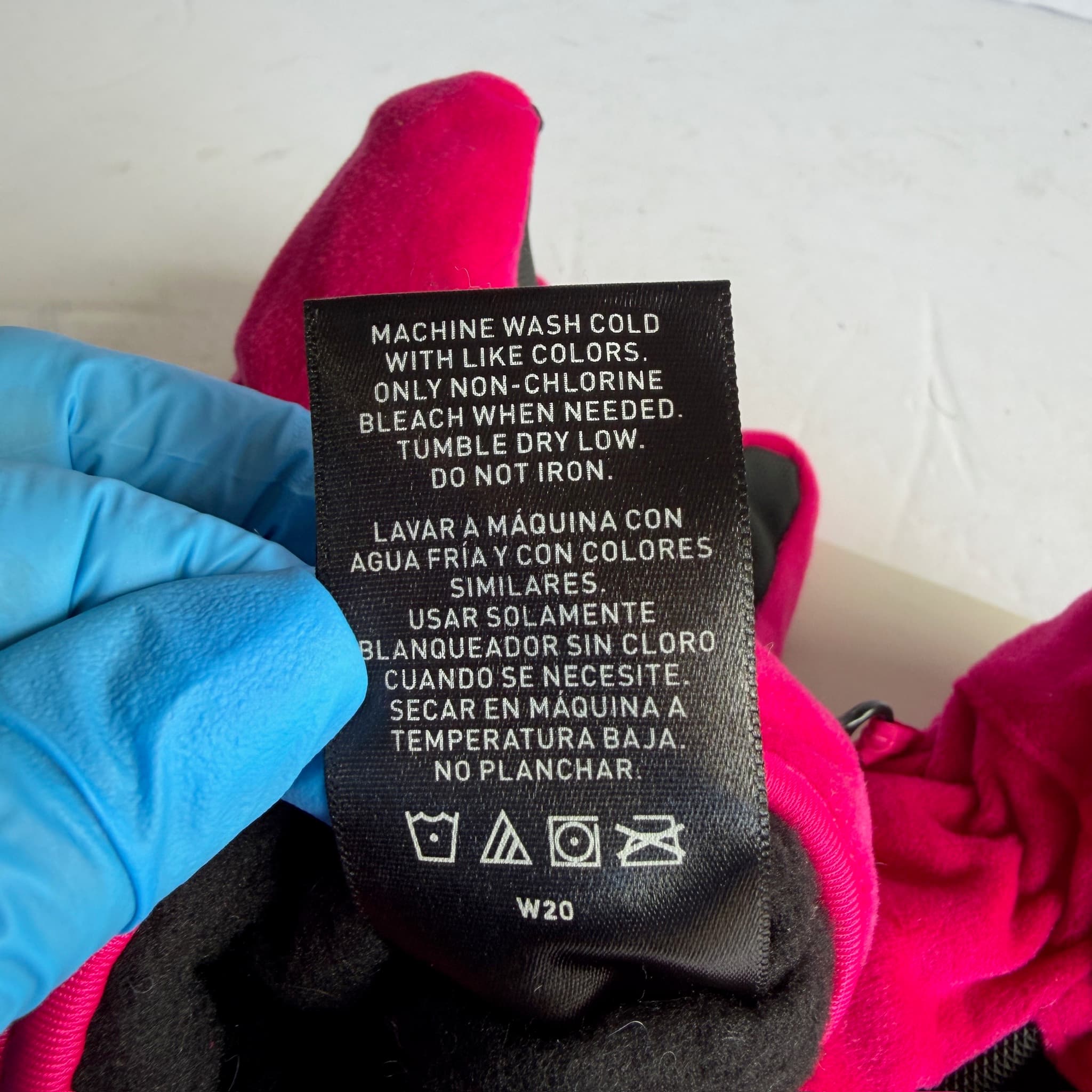 SWISSTECH Padded Fleece Lined Gloves Women's L-XL Pink Water Resistant - Thumbnail 6
