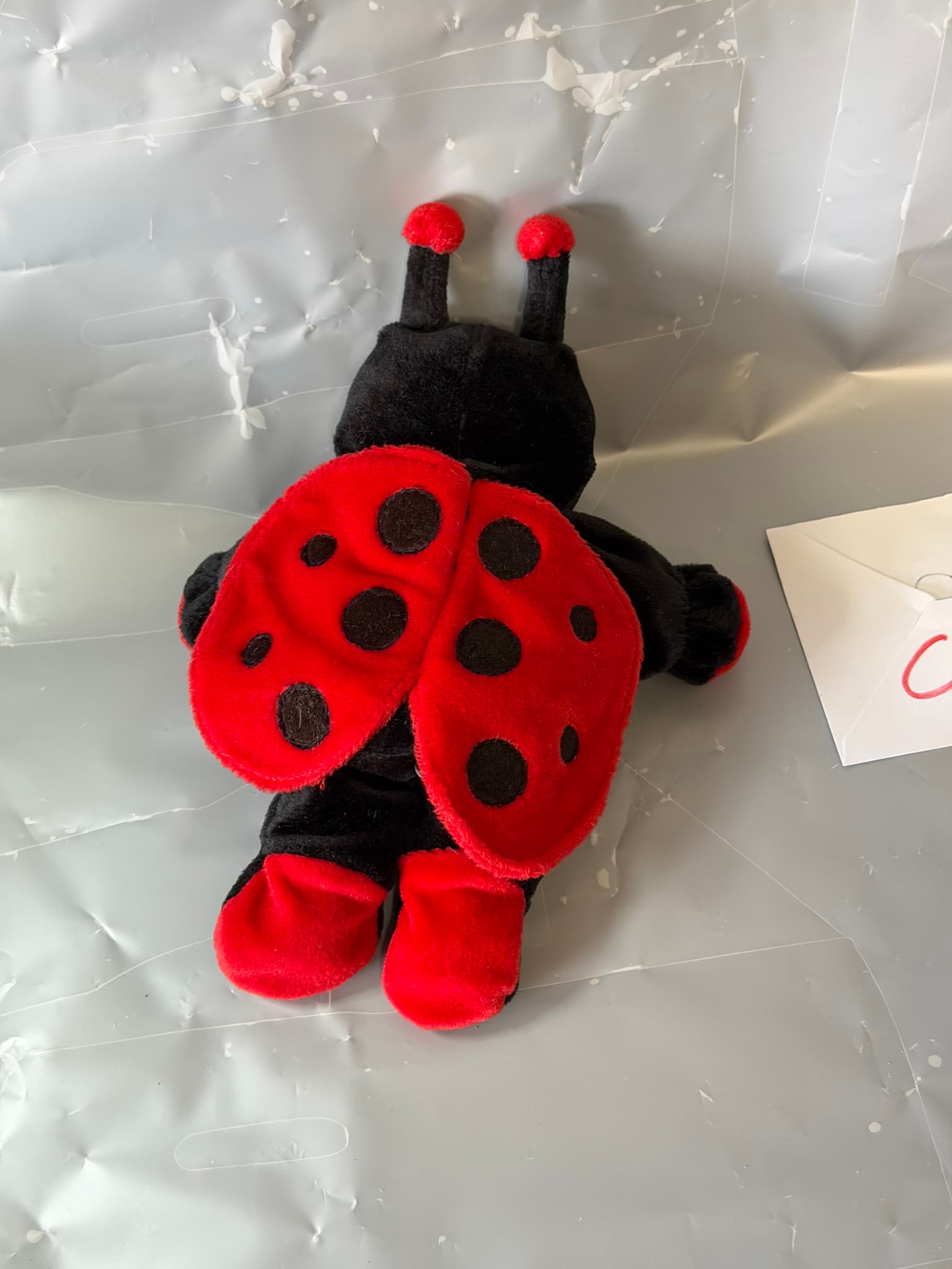 G.A.C. Ladybug Bear Plush Toy Stuffed Animal 1998 - Thumbnail 4