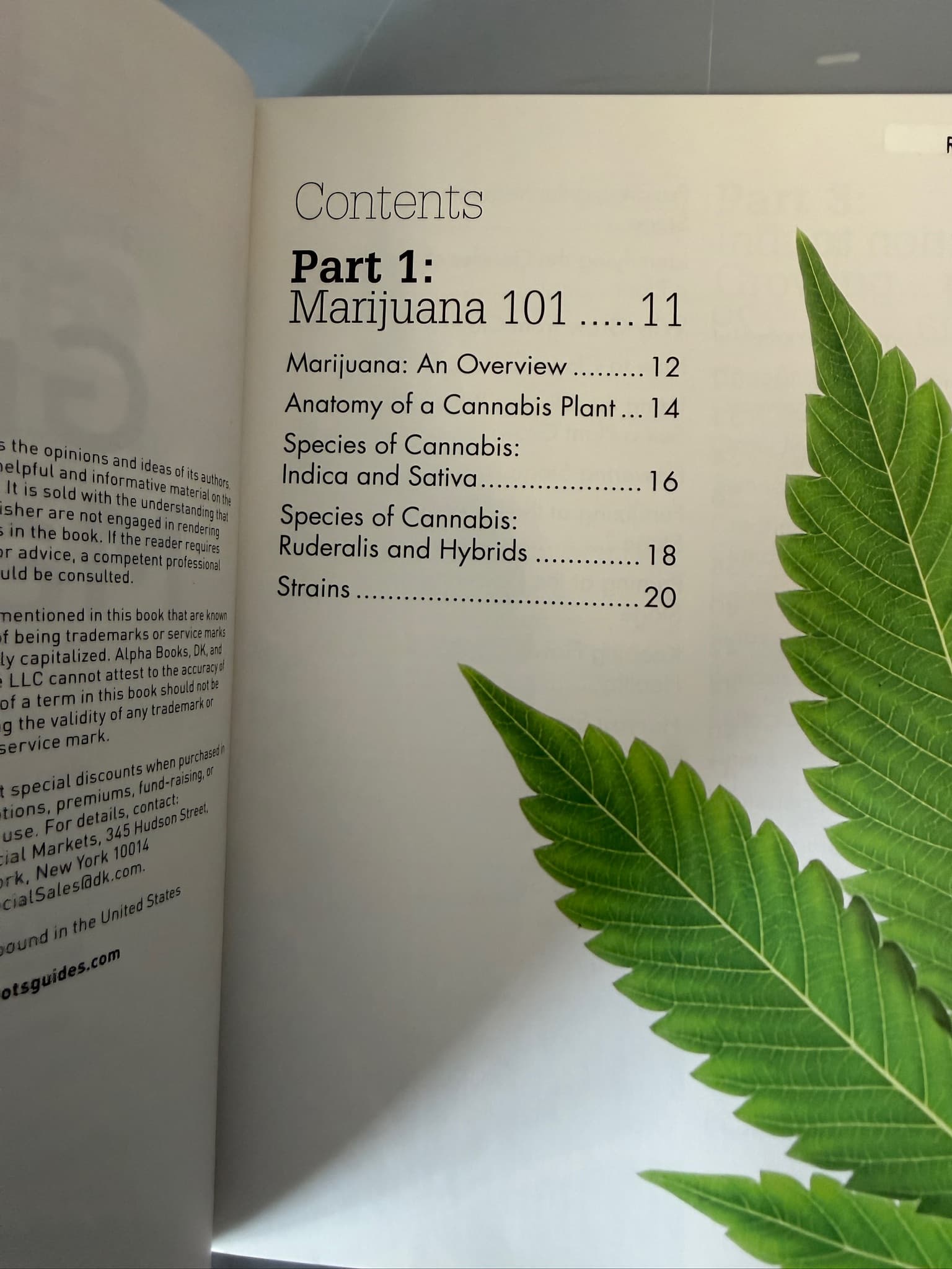 Idiot's Guides Growing Marijuana Book - Expert Advice, Photos, Indoor/Outdoor - Thumbnail 5