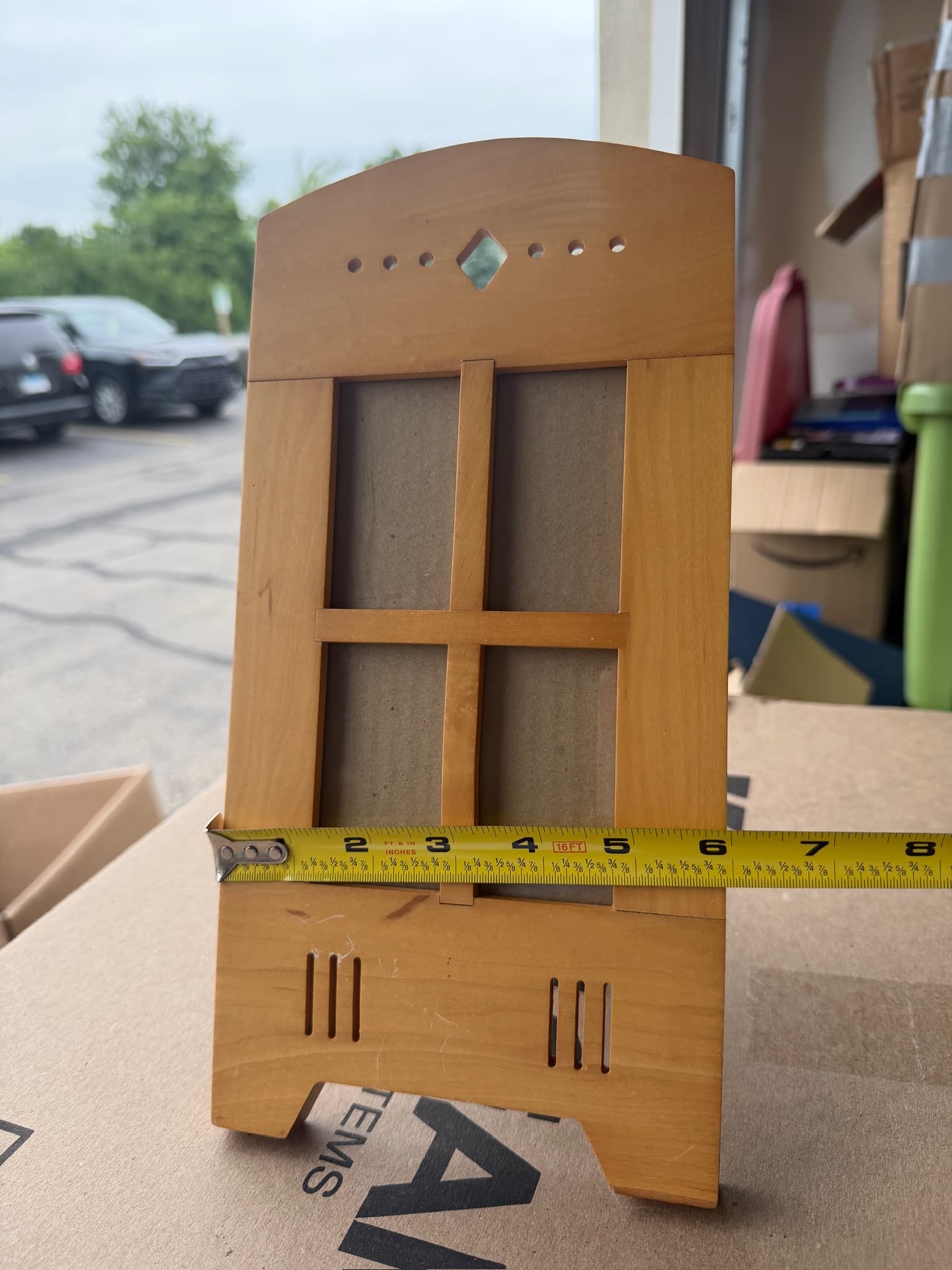 Wooden Multi-Photo Frame Tabletop Display - Holds Multiple Photos - Thumbnail 3