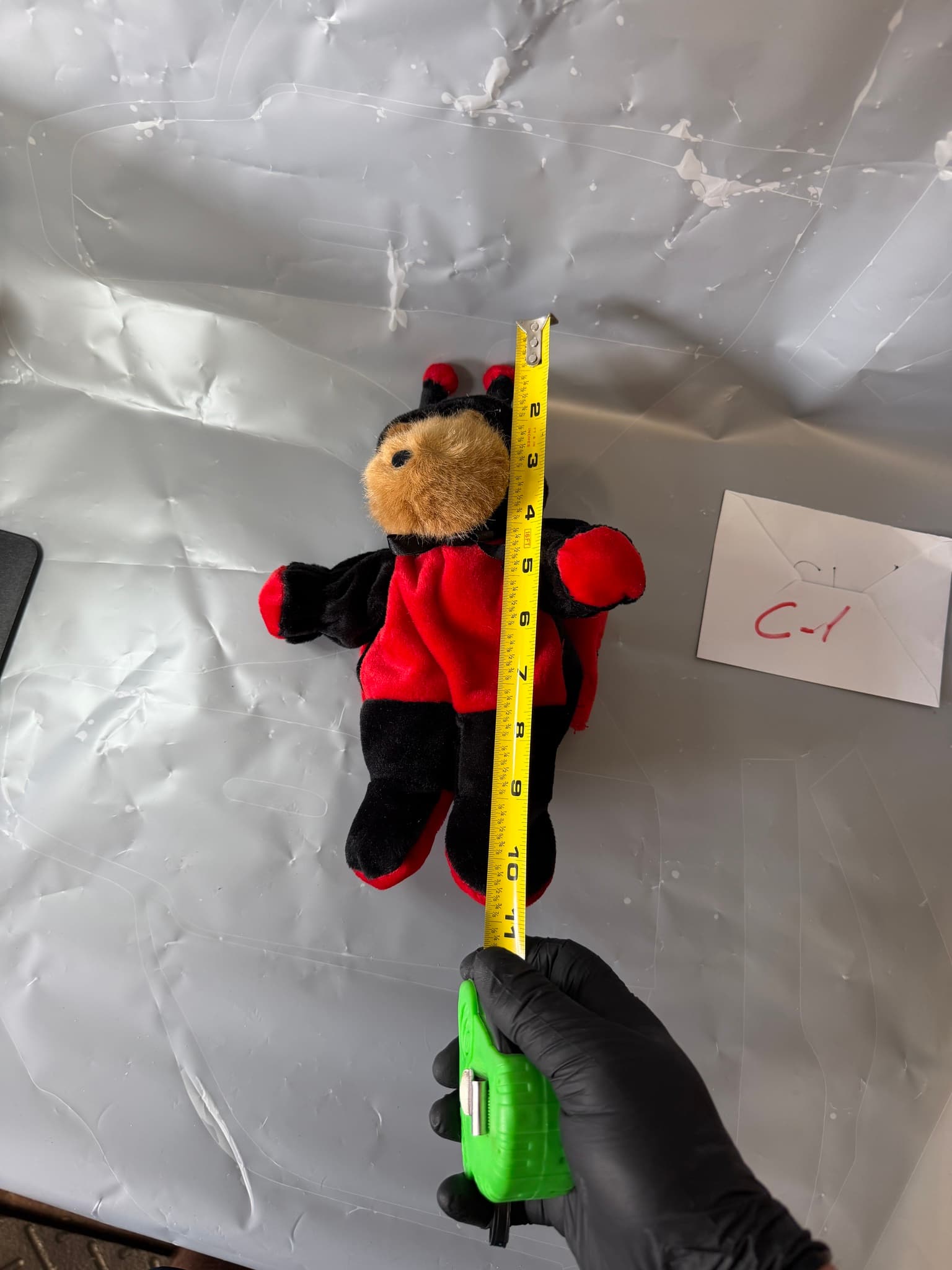 G.A.C. Ladybug Bear Plush Toy Stuffed Animal 1998 - Thumbnail 9
