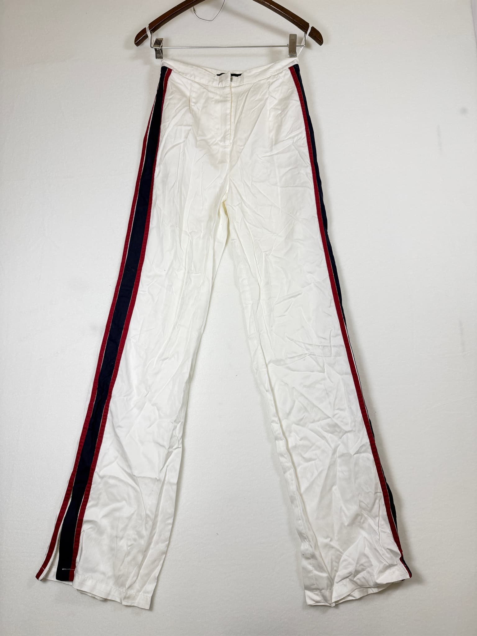 House of Harlow 1960 x REVOLVE White Wide Leg Pants w/ Side Stripe Detail Size S - Thumbnail 2