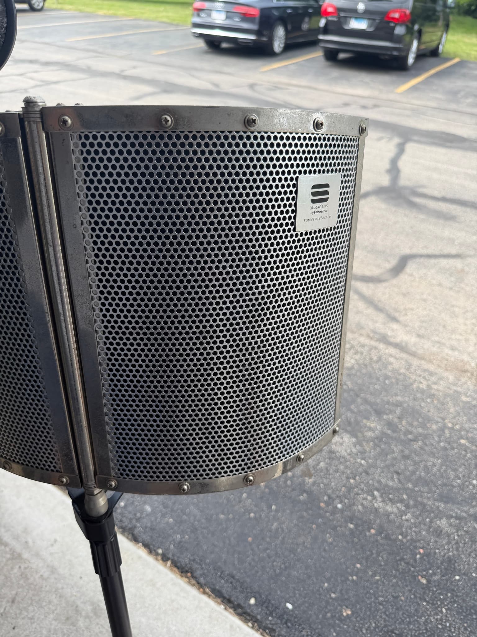 Samson PS01 Portable Vocal Booth Microphone Isolation Shield w/ Stand Mount - Thumbnail 3