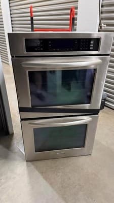 KitchenAid Stainless Steel Double Wall Oven 30” Untested Good Condition
