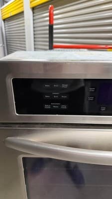 KitchenAid Stainless Steel Double Wall Oven 30” Untested Good Condition - Thumbnail 4