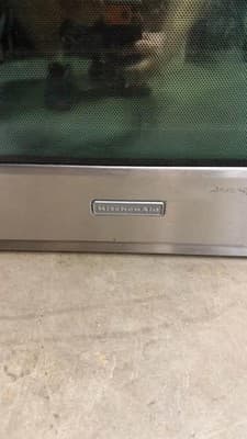 KitchenAid Stainless Steel Double Wall Oven 30” Untested Good Condition - Thumbnail 8