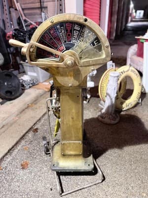 Vintage Brass Ship Engine Order Telegraph – Amesbury, Mass