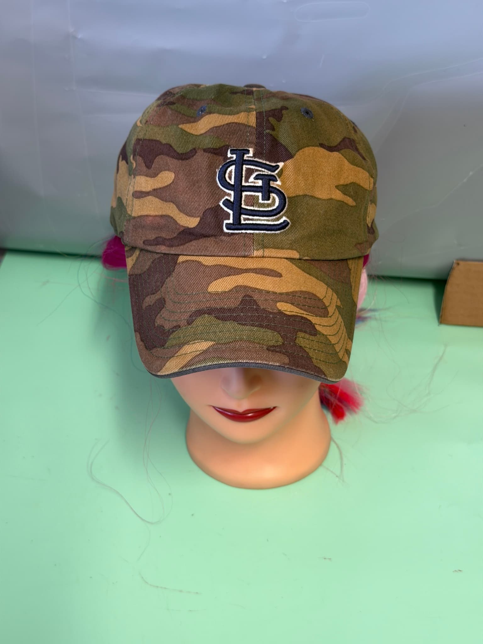 The Franchise St. Louis Cardinals Camo Fitted Baseball Cap Size S - Thumbnail 3