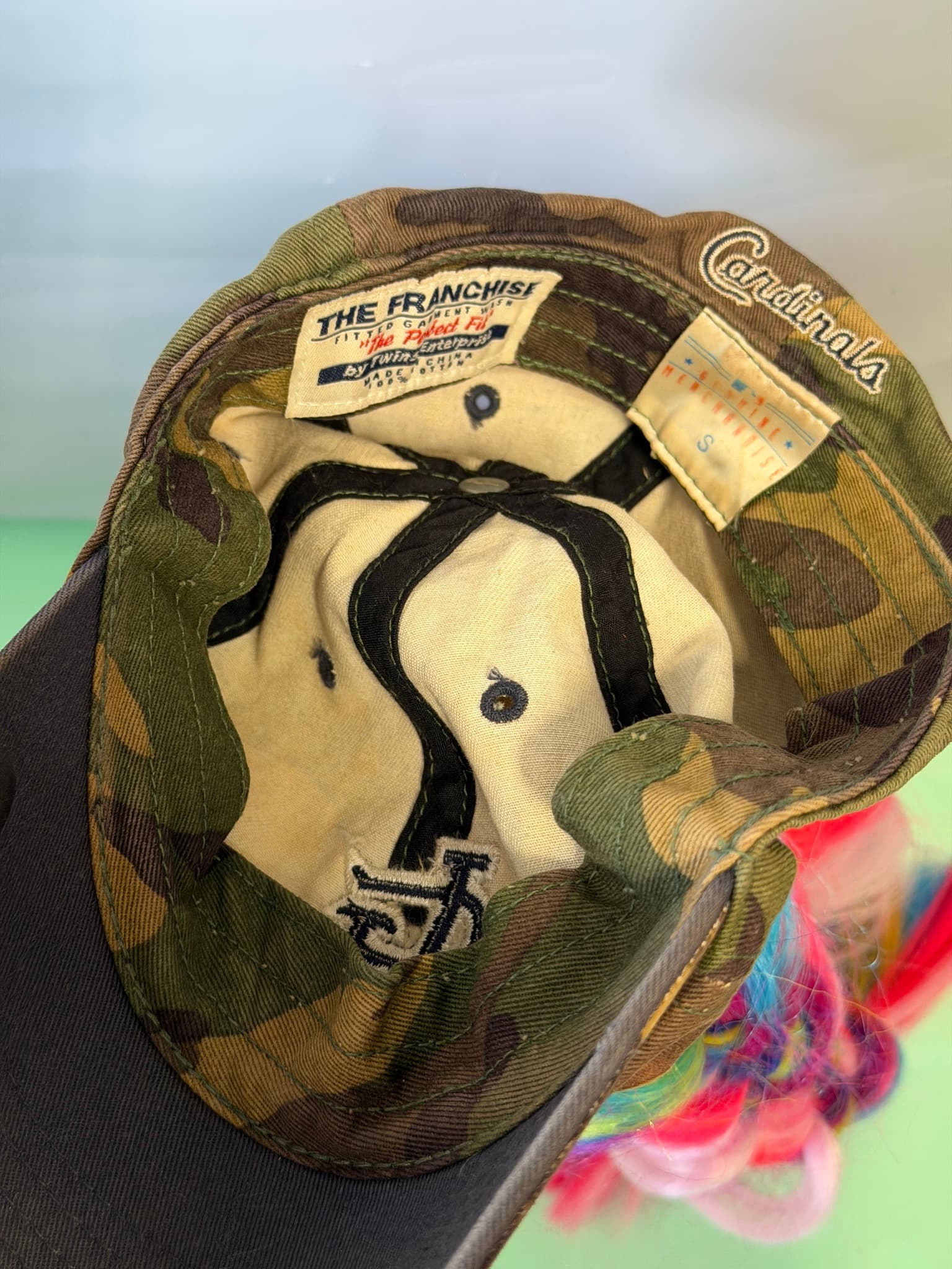 The Franchise St. Louis Cardinals Camo Fitted Baseball Cap Size S - Thumbnail 5