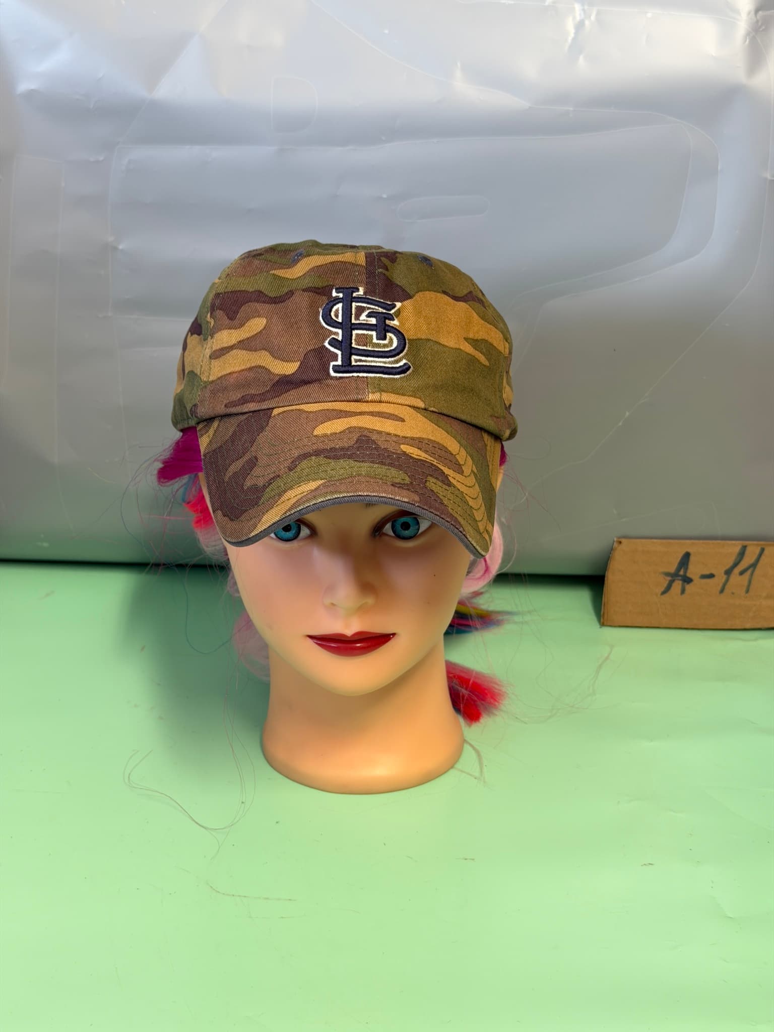 The Franchise St. Louis Cardinals Camo Fitted Baseball Cap Size S
