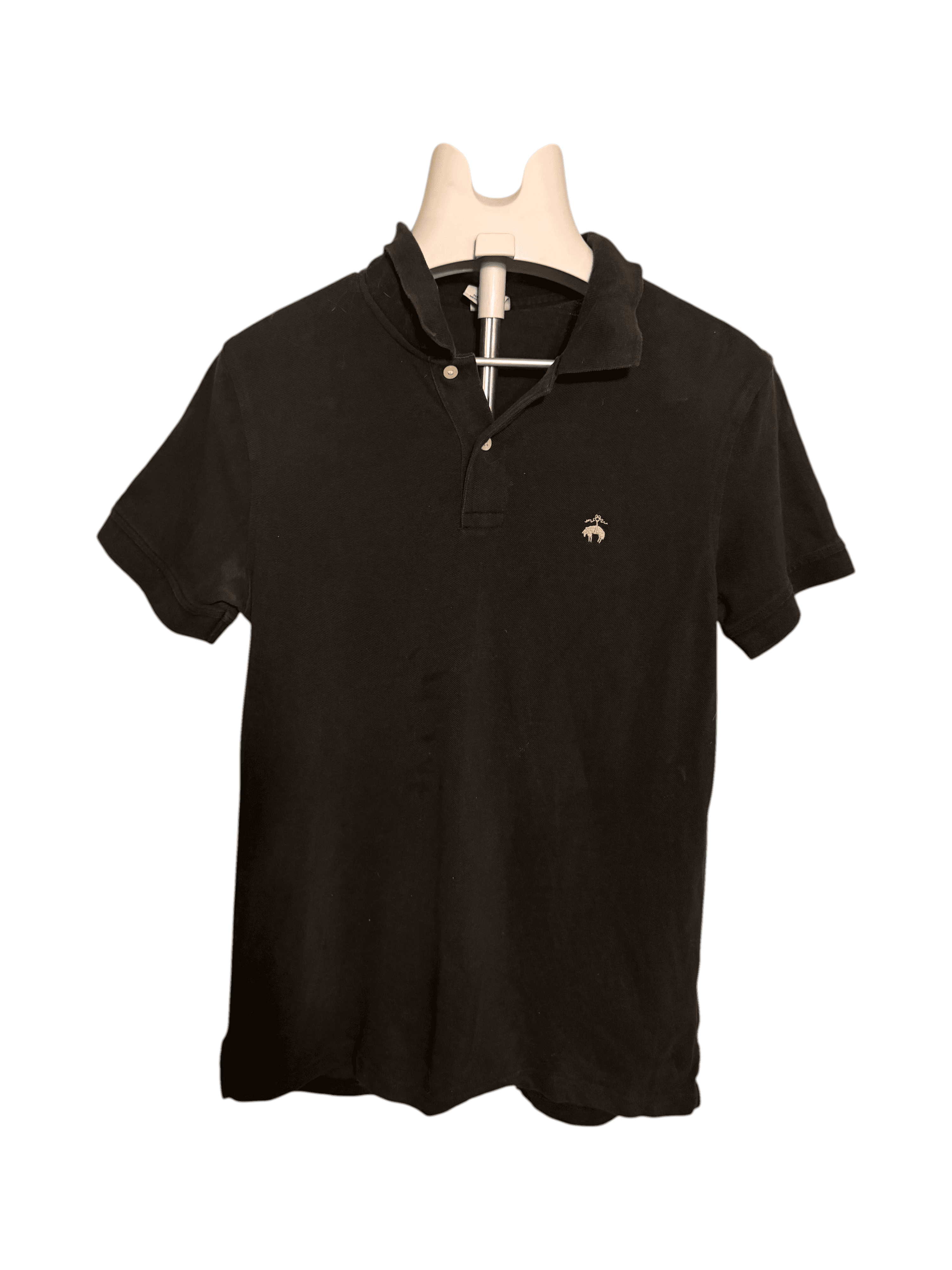 Brooks Brothers 1818 Slim Fit Polo Shirt Medium Black