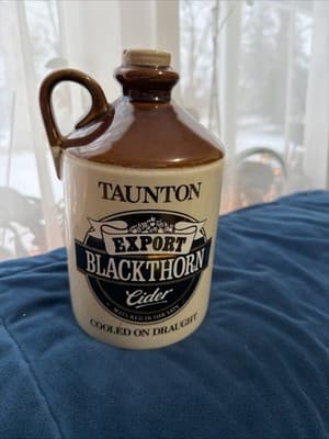 Small jug- Taunton Keg Blackthorn Cider, formerly a radio