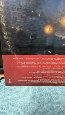 U2 Live Under a Blood Red Sky Vinyl LP 1983 Island Records — Untested - Thumbnail 3
