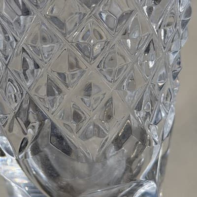 Waterford Crystal Champagne Flutes Set 2 Cut Glass Elegant Ireland - Thumbnail 4