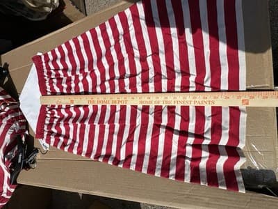 Norman Marcus Skirt Set Red White Striped Size 8 Cotton Vintage - Thumbnail 9