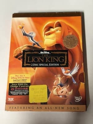 The Lion King (DVD, 2003, 2-Disc Set, Platinum Edition)
