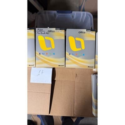 Lot of 5 Microsoft Office Mac 2008 Upgrade Software Boxeswith Discs X13-85391-02 - Thumbnail 3