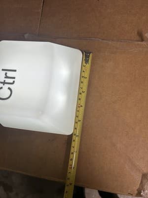 Giant “Ctrl” Key LED Lamp – Battery Powered – Novelty Desk Light - Thumbnail 4