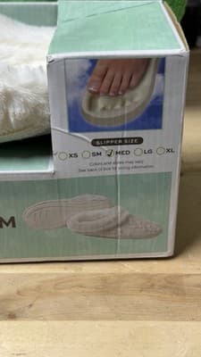 Order Home Collection Women’s Memory Foam Slippers Size MED 9–10 Cozy - Thumbnail 4