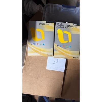 Lot of 5 Microsoft Office Mac 2008 Upgrade Software Boxeswith Discs X13-85391-02 - Thumbnail 4