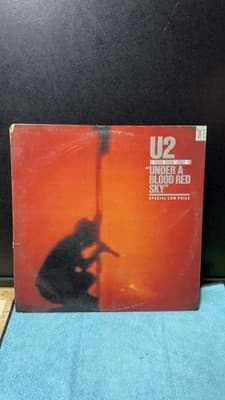 U2 Live Under a Blood Red Sky Vinyl LP 1983 Island Records — Untested