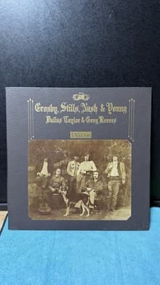 Crosby Stills Nash & Young Déjà Vu Vinyl LP Atlantic SD 7200 — Untested