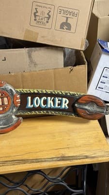 Spirit Locker Decorative Wall Sign Nautical Diver Helmet Style Wall Art - Thumbnail 5