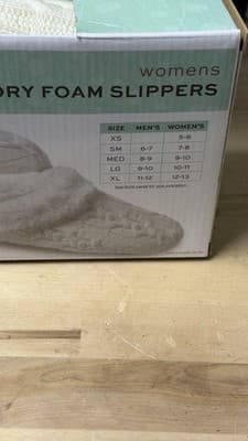Order Home Collection Women’s Memory Foam Slippers Size MED 9–10 Cozy - Thumbnail 5
