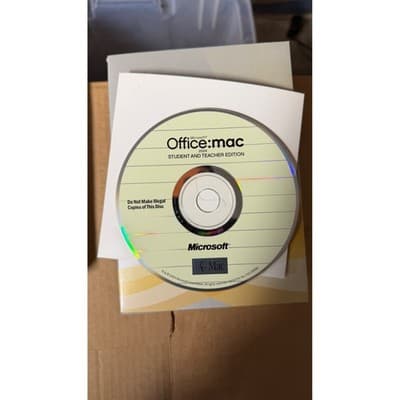 Microsoft Office 2004 for Mac Student and Teacher Edition Software with Key - Thumbnail 6