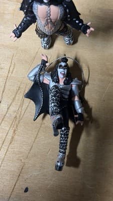 KISS Band Demon Style Figure Ornament Lot of 2 Hanging Decorations - Thumbnail 4