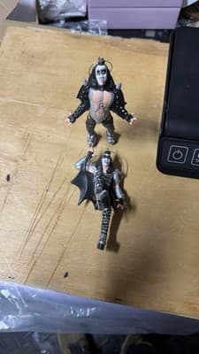 KISS Band Demon Style Figure Ornament Lot of 2 Hanging Decorations - Thumbnail 2