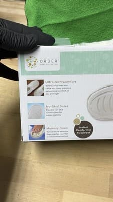 Order Home Collection Women’s Memory Foam Slippers Size MED 9–10 Cozy - Thumbnail 6