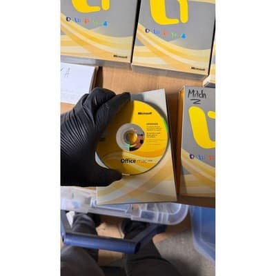 Lot of 5 Microsoft Office Mac 2008 Upgrade Software Boxeswith Discs X13-85391-02 - Thumbnail 5