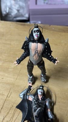 KISS Band Demon Style Figure Ornament Lot of 2 Hanging Decorations - Thumbnail 5