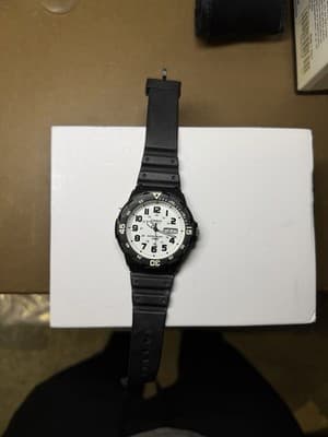 Casio MRW-200H Analog Dive Watch 5125 Quartz 100M Water Resistant Black - Thumbnail 4
