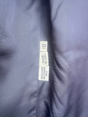 Vintage Chapin & Co Gray Plaid Skirt Suit Set Pleated Women 10 - Thumbnail 4