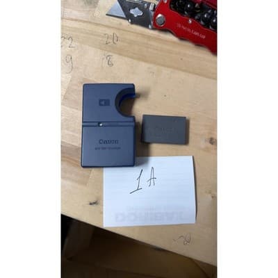 Canon CB-2LS Battery Charger and NB-1LH Lithium Ion Battery Pack Set Genuine