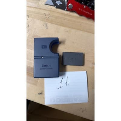 Canon CB-2LS Battery Charger and NB-1LH Lithium Ion Battery Pack Set Genuine - Thumbnail 2