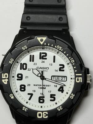 Casio MRW-200H Analog Dive Watch 5125 Quartz 100M Water Resistant Black - Thumbnail 2