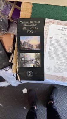 Thomas Kinkade Crater Lake Framed Limited Edition Print 102/750 COA - Thumbnail 15