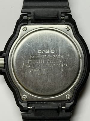 Casio MRW-200H Analog Dive Watch 5125 Quartz 100M Water Resistant Black - Thumbnail 3