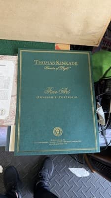 Thomas Kinkade Crater Lake Framed Limited Edition Print 102/750 COA - Thumbnail 13