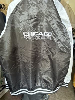 Chicago White Sox Starter Jacket 4XL Black White MLB Coat - Thumbnail 3