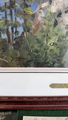 Thomas Kinkade Crater Lake Framed Limited Edition Print 102/750 COA - Thumbnail 6