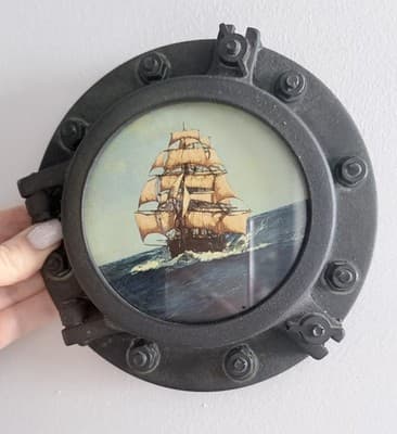 Vintage Wooden Nautical Porthole Wall Decor Sailing Ship – Maritime Products Co.