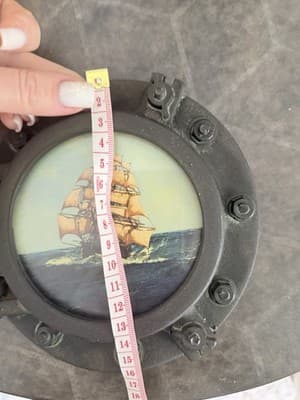 Vintage Wooden Nautical Porthole Wall Decor Sailing Ship – Maritime Products Co. - Thumbnail 2