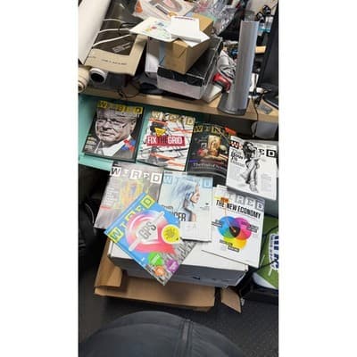 Wired Magazine Lot of 8 Issues 2008-2009 Microsoft Google GPS Tech History
